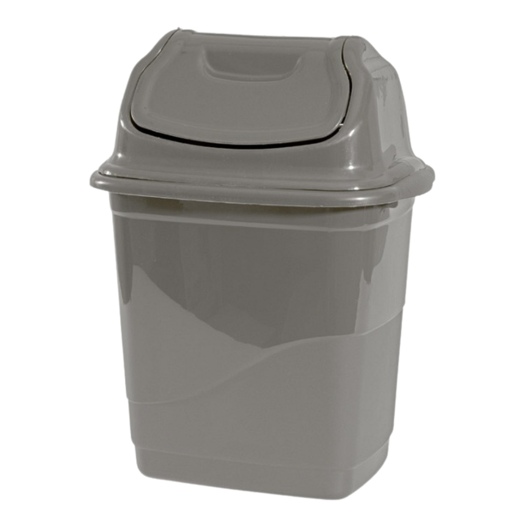 Lixeira Retangular 10L Com Tampa Basculante Giplast