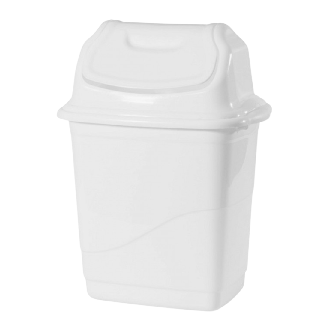 Lixeira Retangular 10L Com Tampa Basculante Giplast