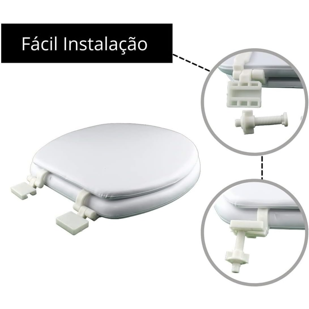 Assento Sanitário Adulto Branco Imporiente