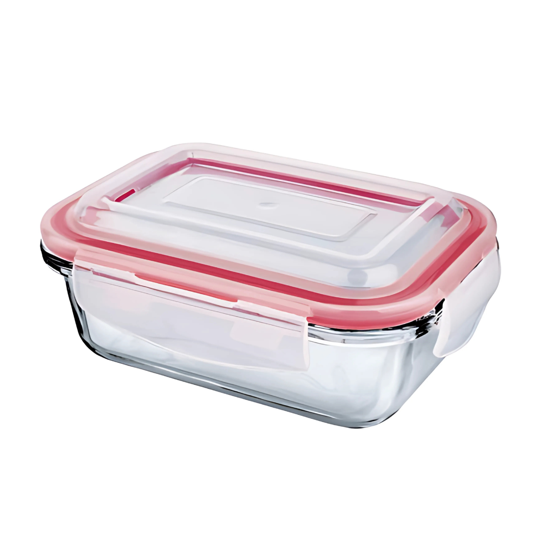 Pote Em Vidro Com Tampa Plástica 370Ml Chazak