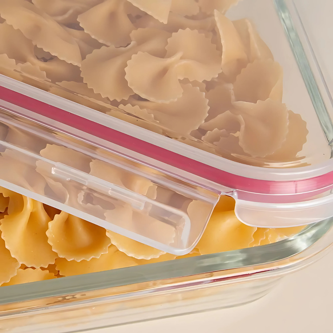 Pote DePote de Vidro Retangular 1,5L Chazak Vidro Ret C/Tp Plástica 1,5L – Chazak
