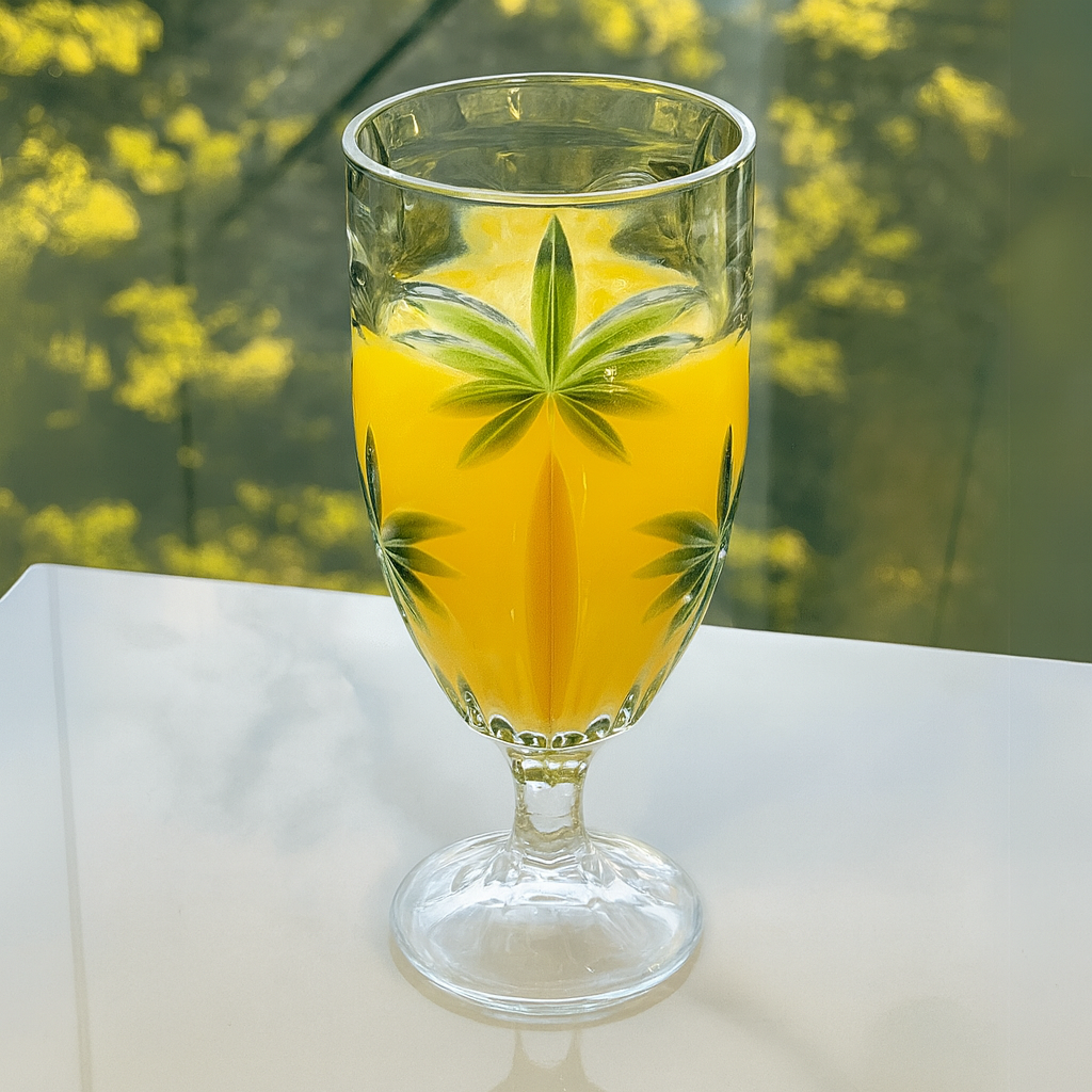 Taça Palm Tree Handpaint 450ml Coliseu