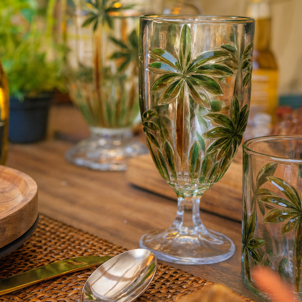 Taça Palm Tree Handpaint 450ml Coliseu