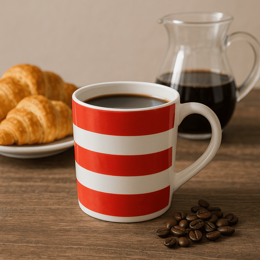 Caneca Reta Faixas Rs 300Ml