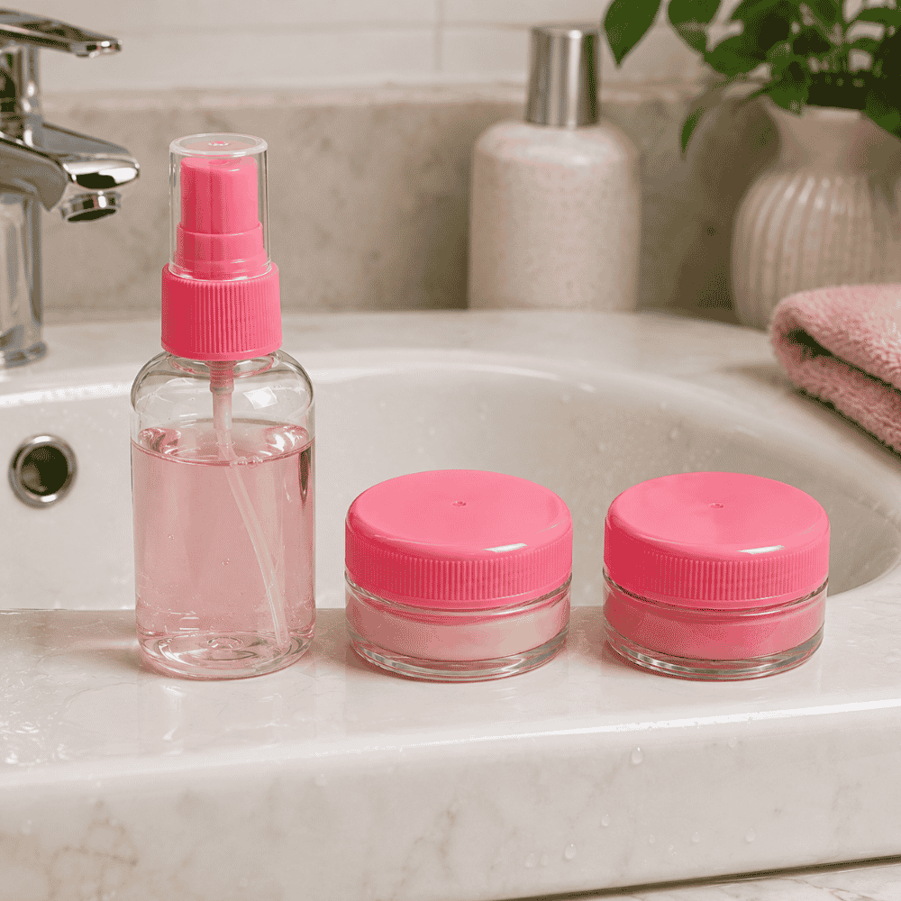 Conjunto de Frascos 3PCS Plástico Amigold