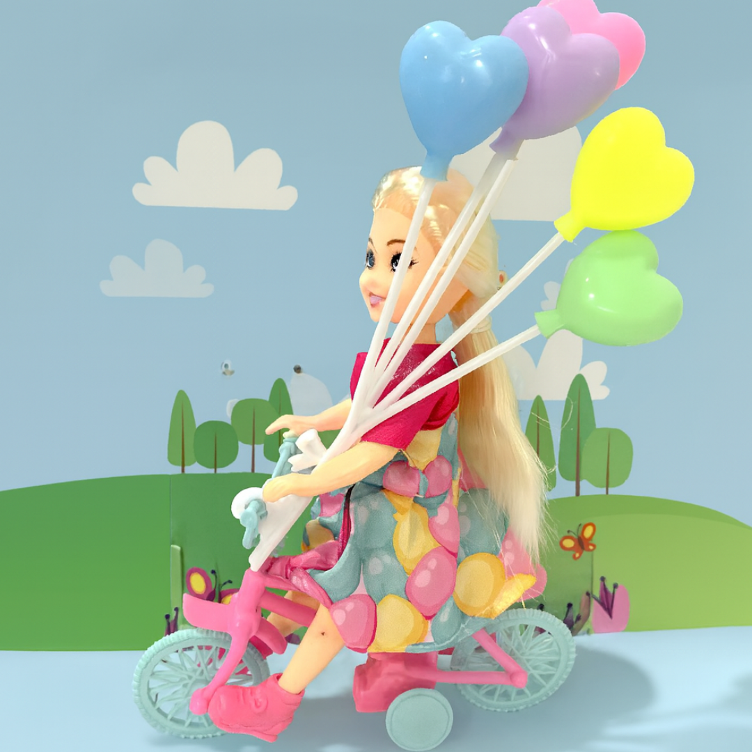 Boneca Pettit Bike Arktoys