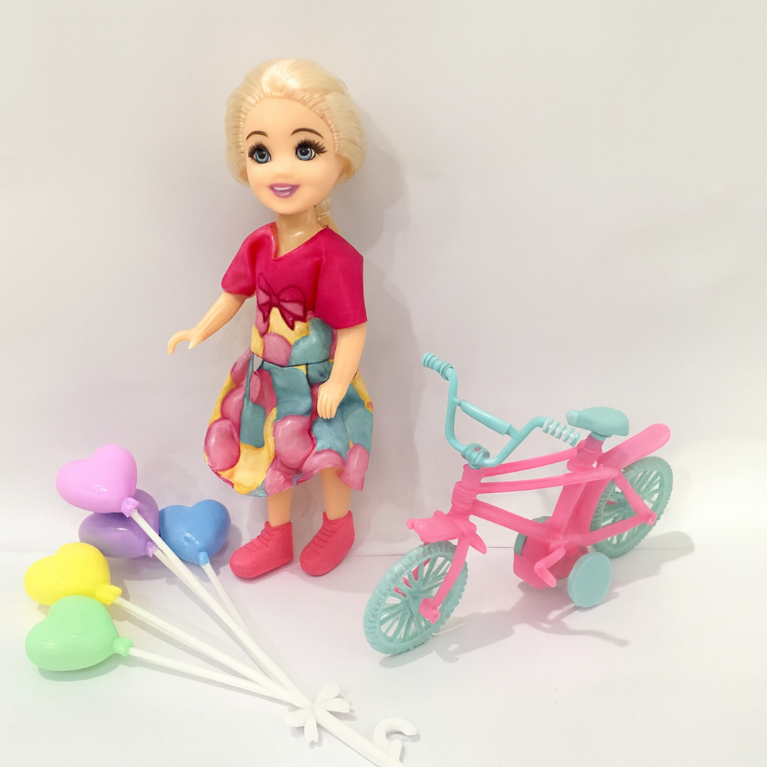 Boneca Pettit Bike Arktoys