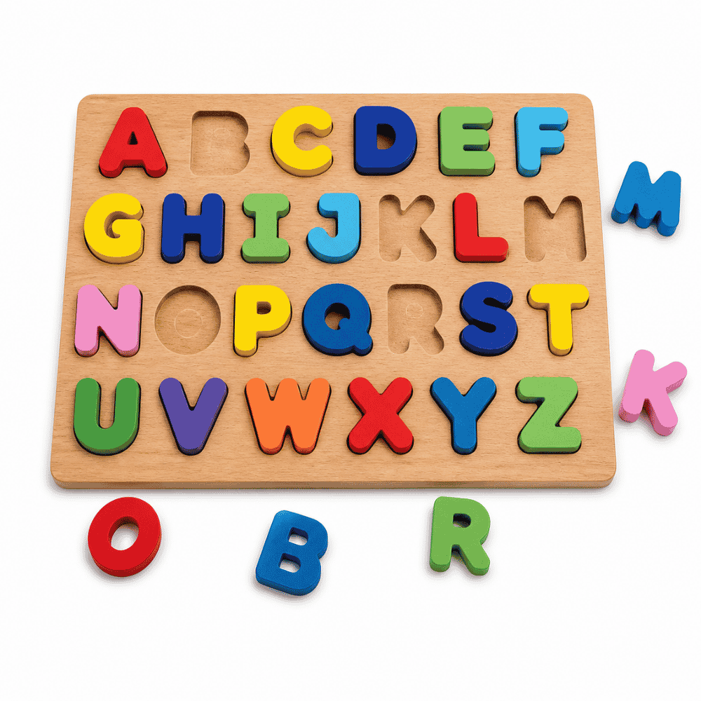 Brinquedo de Madeira Alfabeto Arktoys