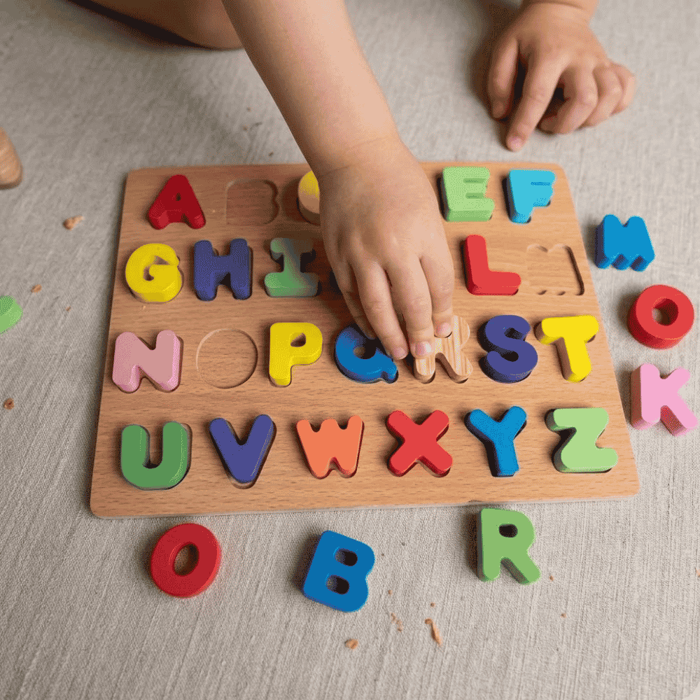 Brinquedo de Madeira Alfabeto Arktoys