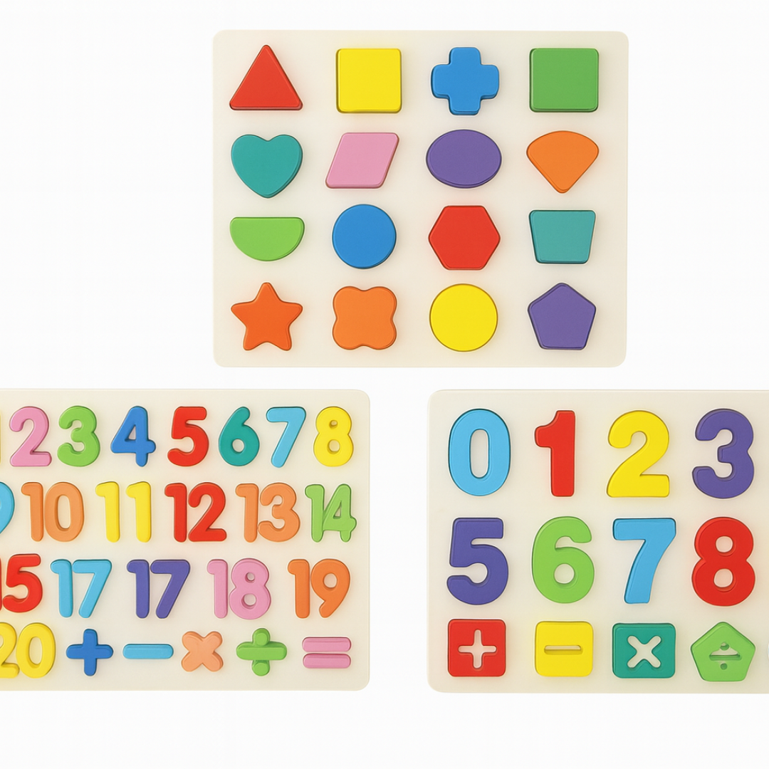 Brinquedo De Madeira Números E Arktoys