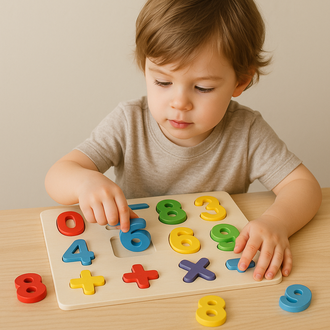 Brinquedo De Madeira Números E Arktoys
