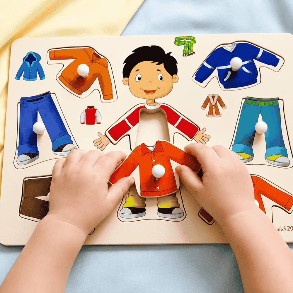 Brinquedo de Madeira Encaixe Lógico Arktoys
