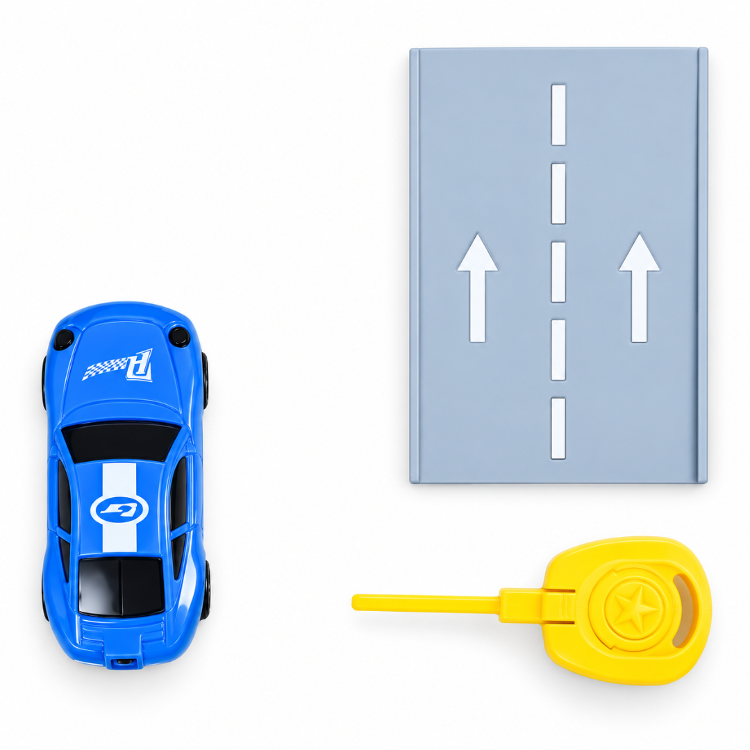 Carro com Impulsionador e Rampa ArkToys