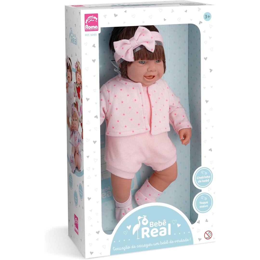 Bebe Real Com Cabelo Roma