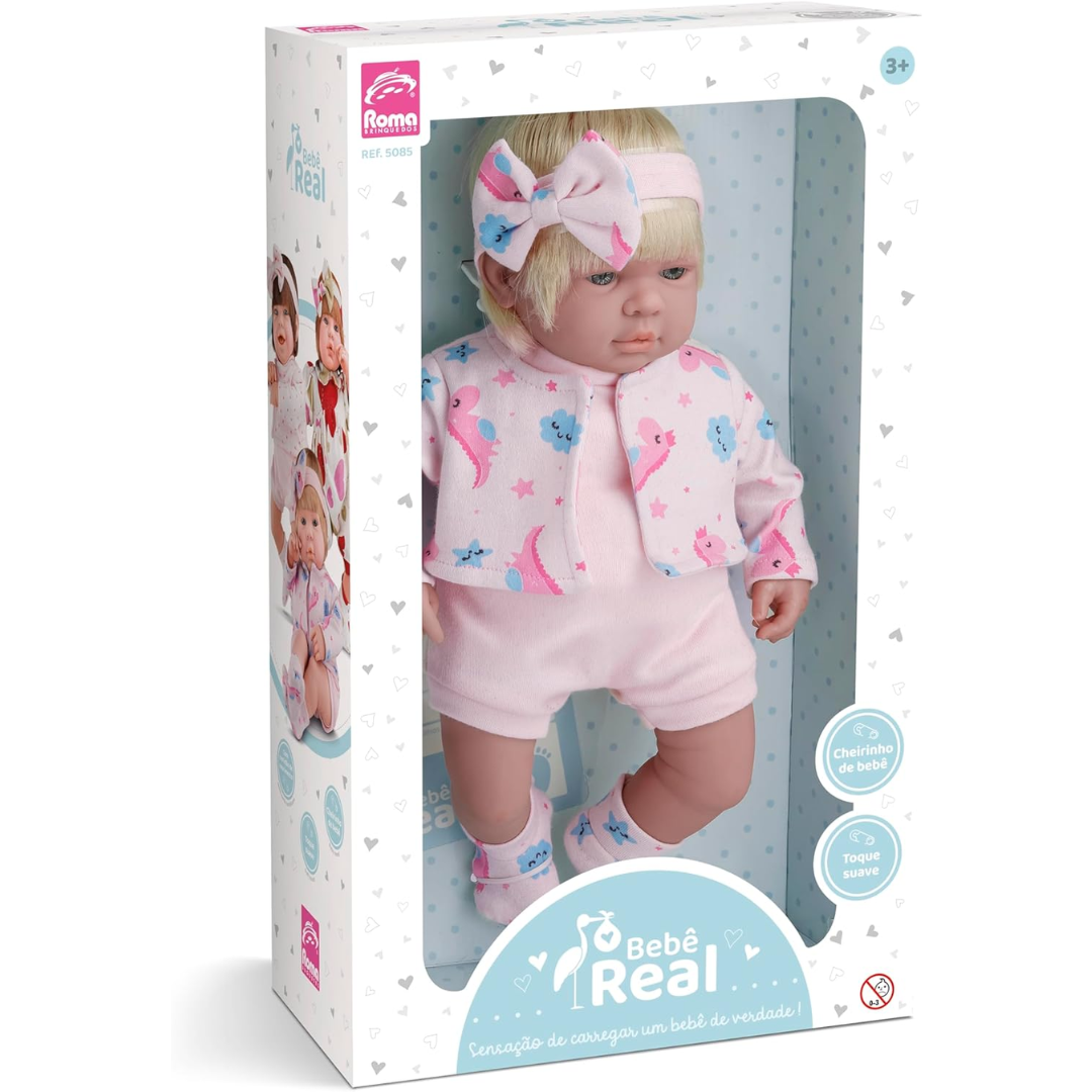 Bebe Real Com Cabelo Roma
