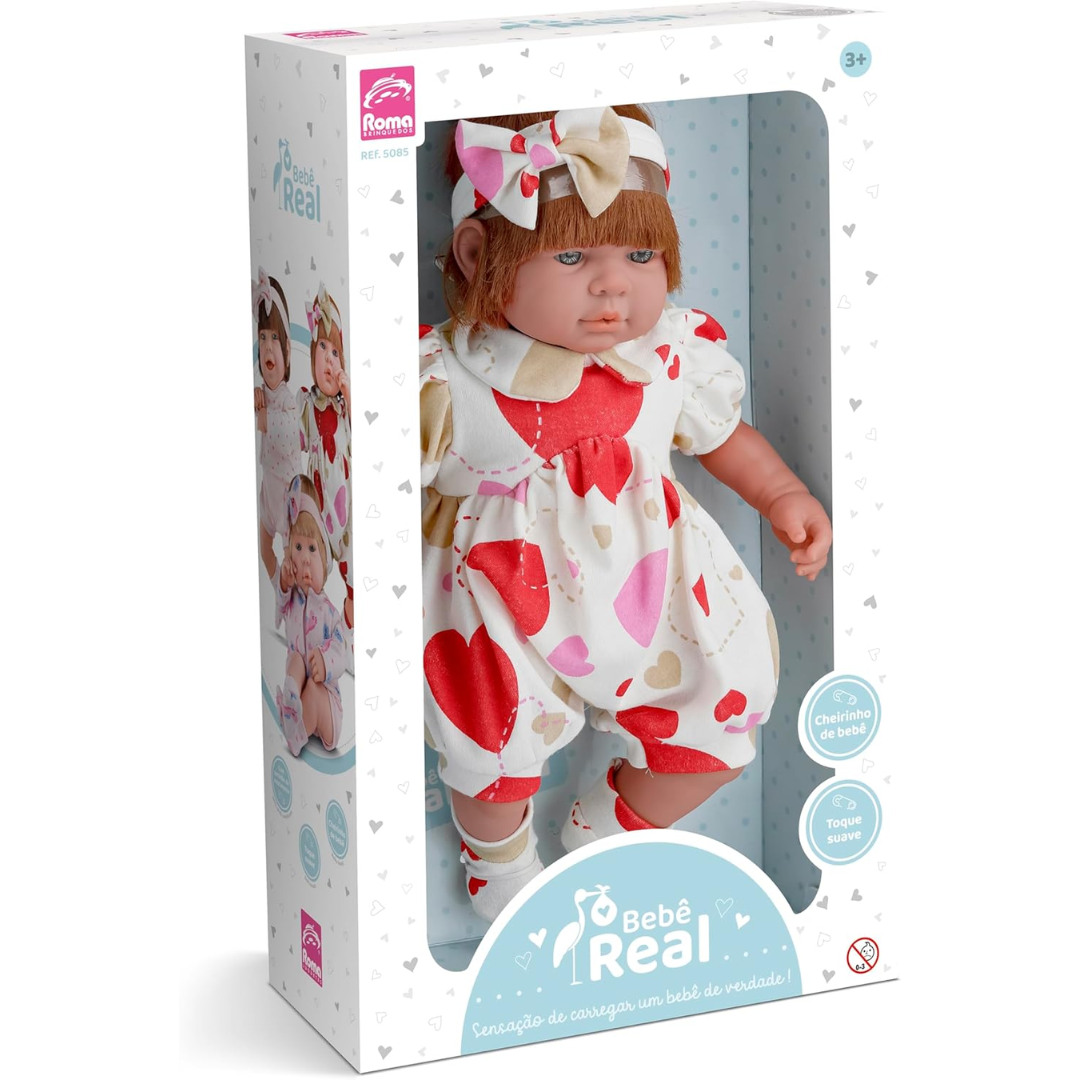 Bebe Real Com Cabelo Roma
