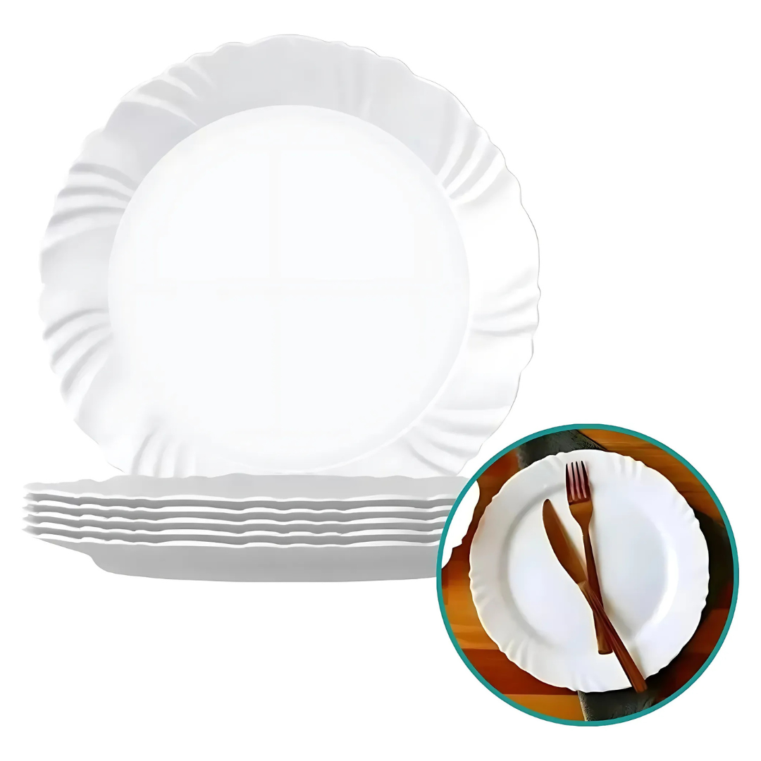 Prato Opaline Pétala Raso 25,5cm Nadir