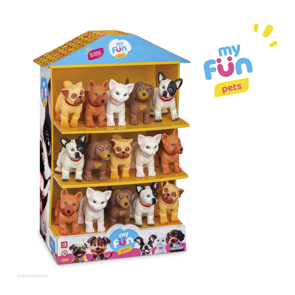 My Fun Pets Animais Sortidos Colecionáveis Adijomar
