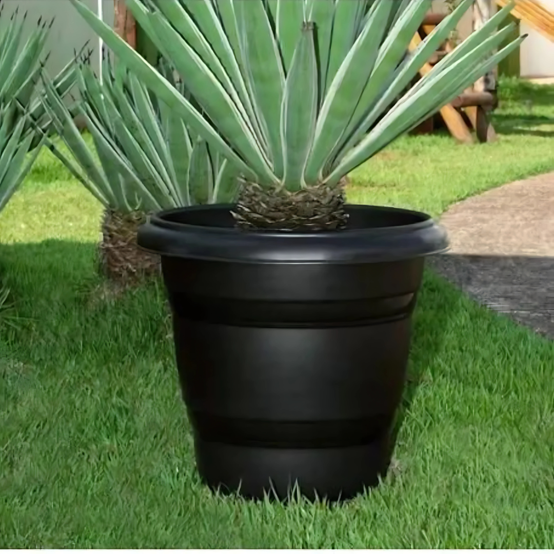 Vaso Gigante Rd Preto 44Lts Inplast