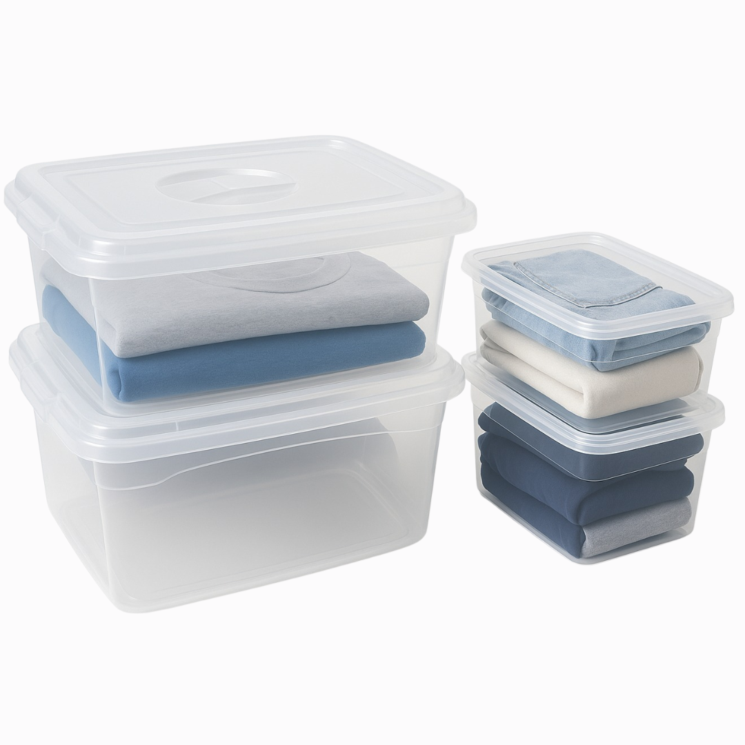 Caixa Retangular Com Trava Transparente Inplast