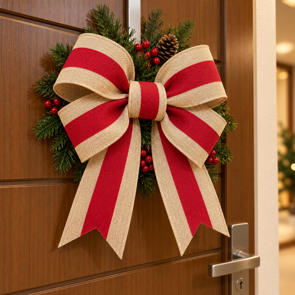 Fita Decorativa de Natal 6,3cm x 2,7m Multiart