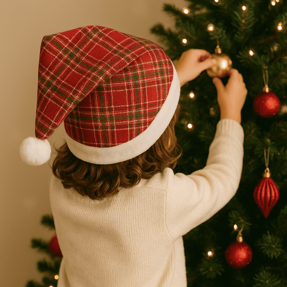 Gorro de Natal Vermelho 39x29cm Multiart