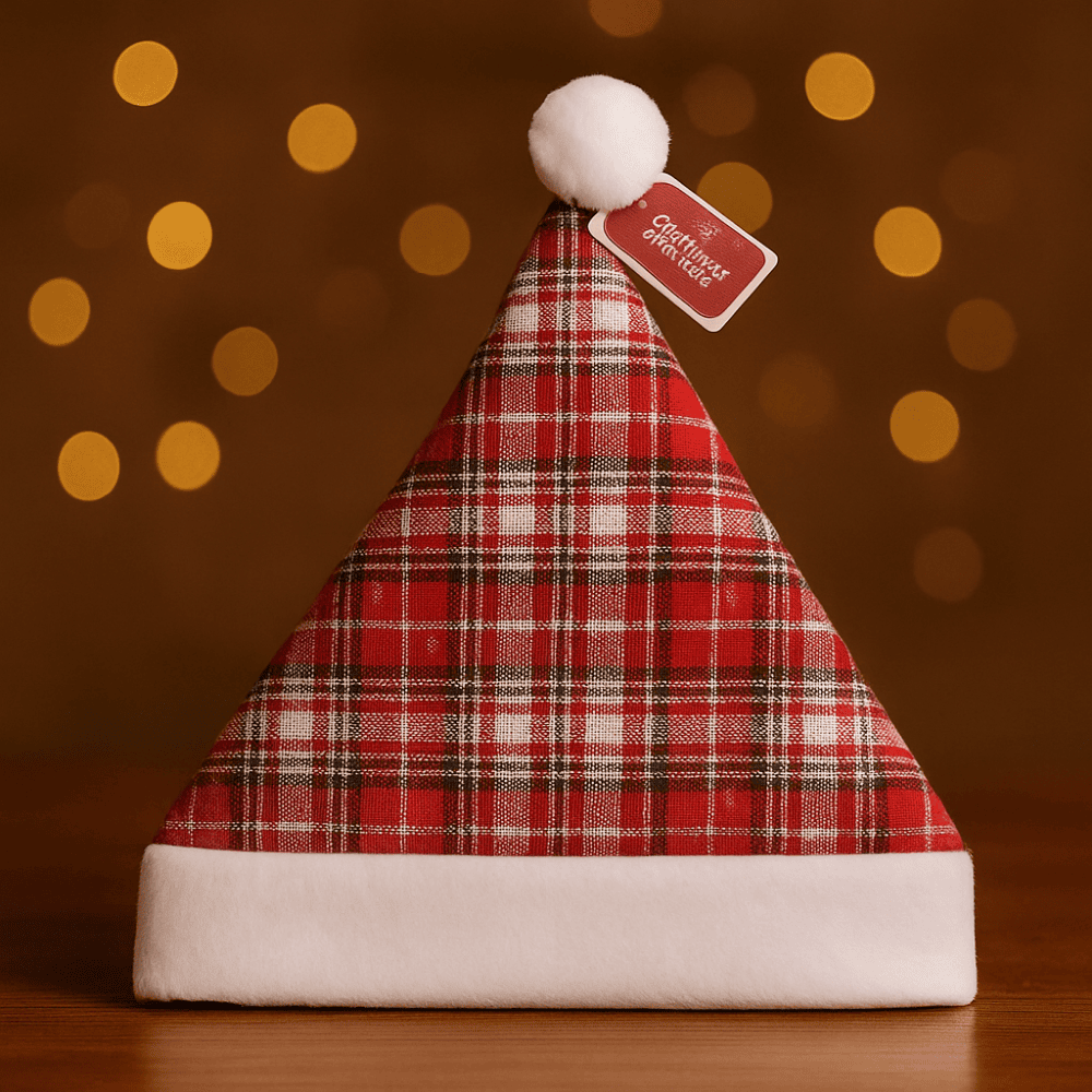 Gorro de Natal Vermelho 39x29cm Multiart
