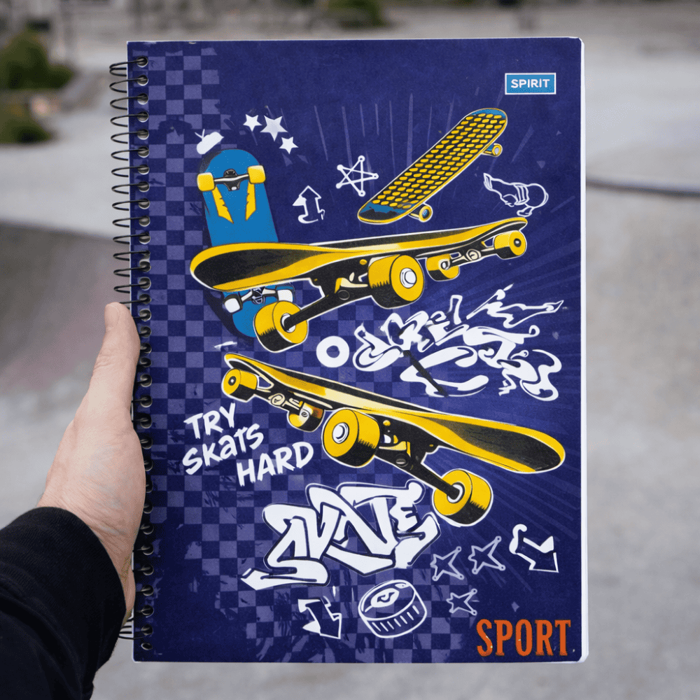 Caderno Sport Cd 240Fls 15M Smart