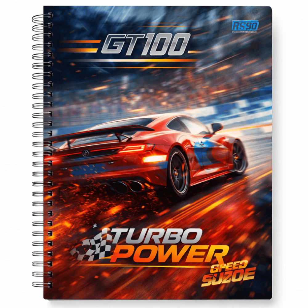 Caderno Fast Drive Cd 20M 320Fls Smart