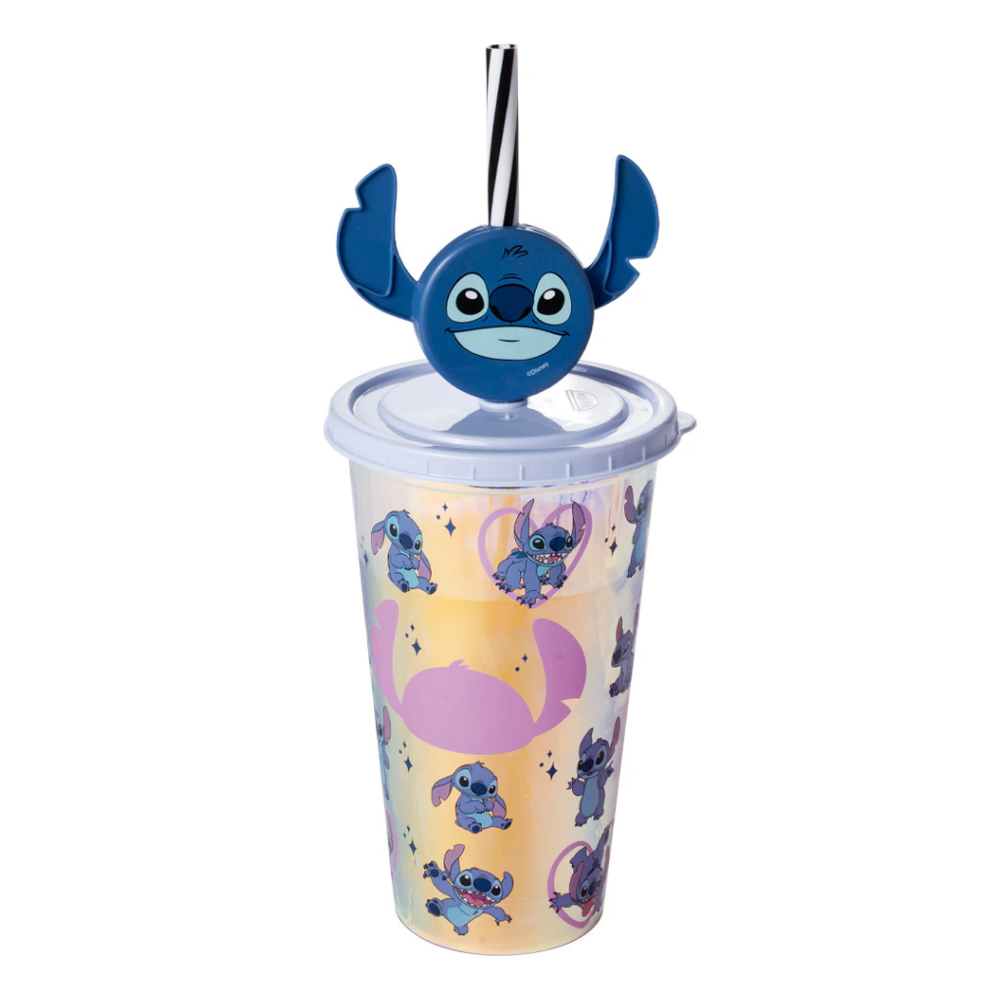 Copo Refri Furta-Cor com Pin Stitch 500ml Plasútil