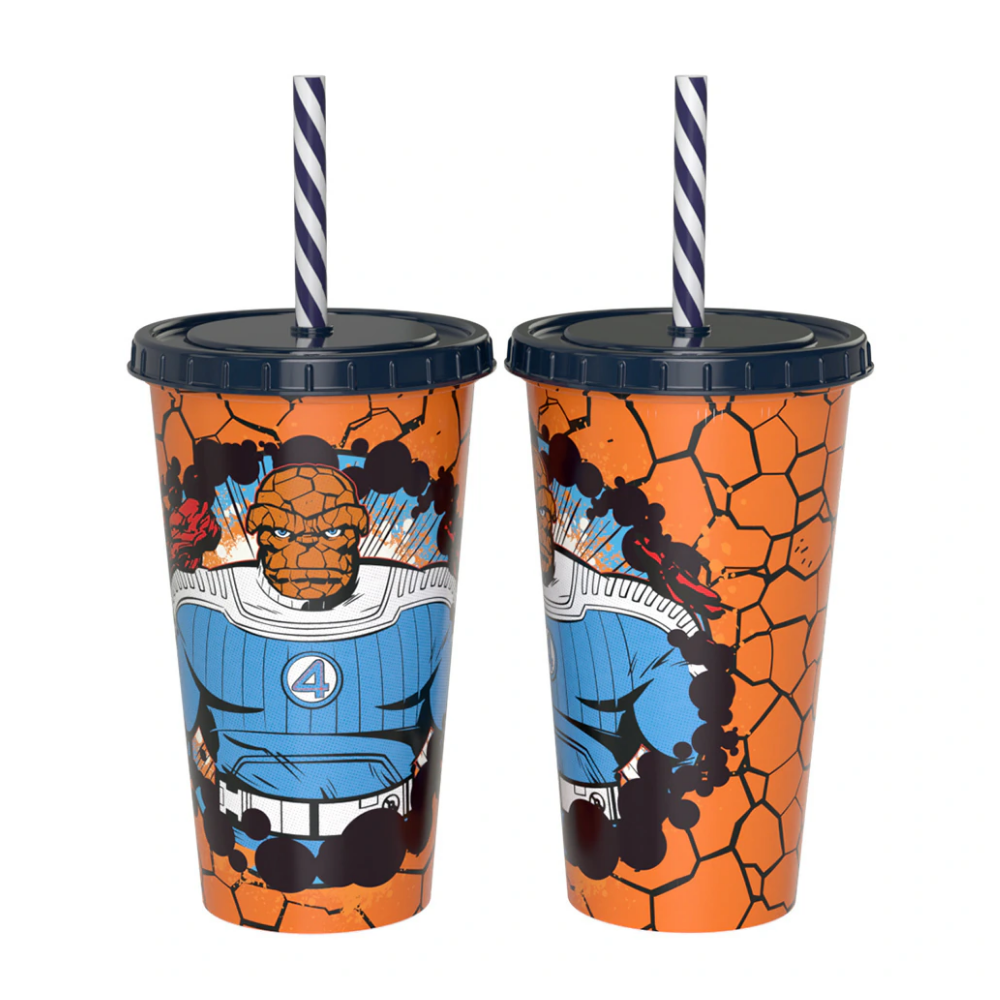 Copo Refri Quarteto Fantástico 500ml Plasútil