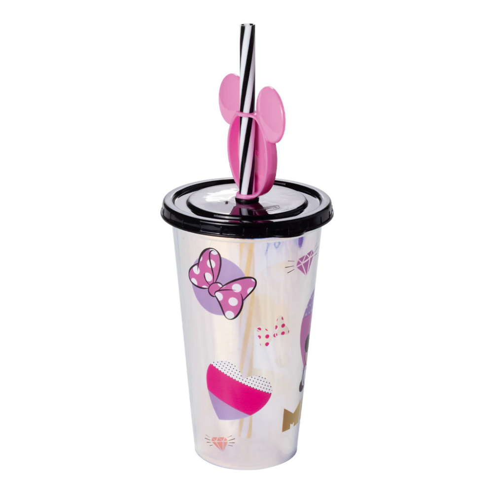 Copo Refri com Pin Minnie 500ml Plasútil