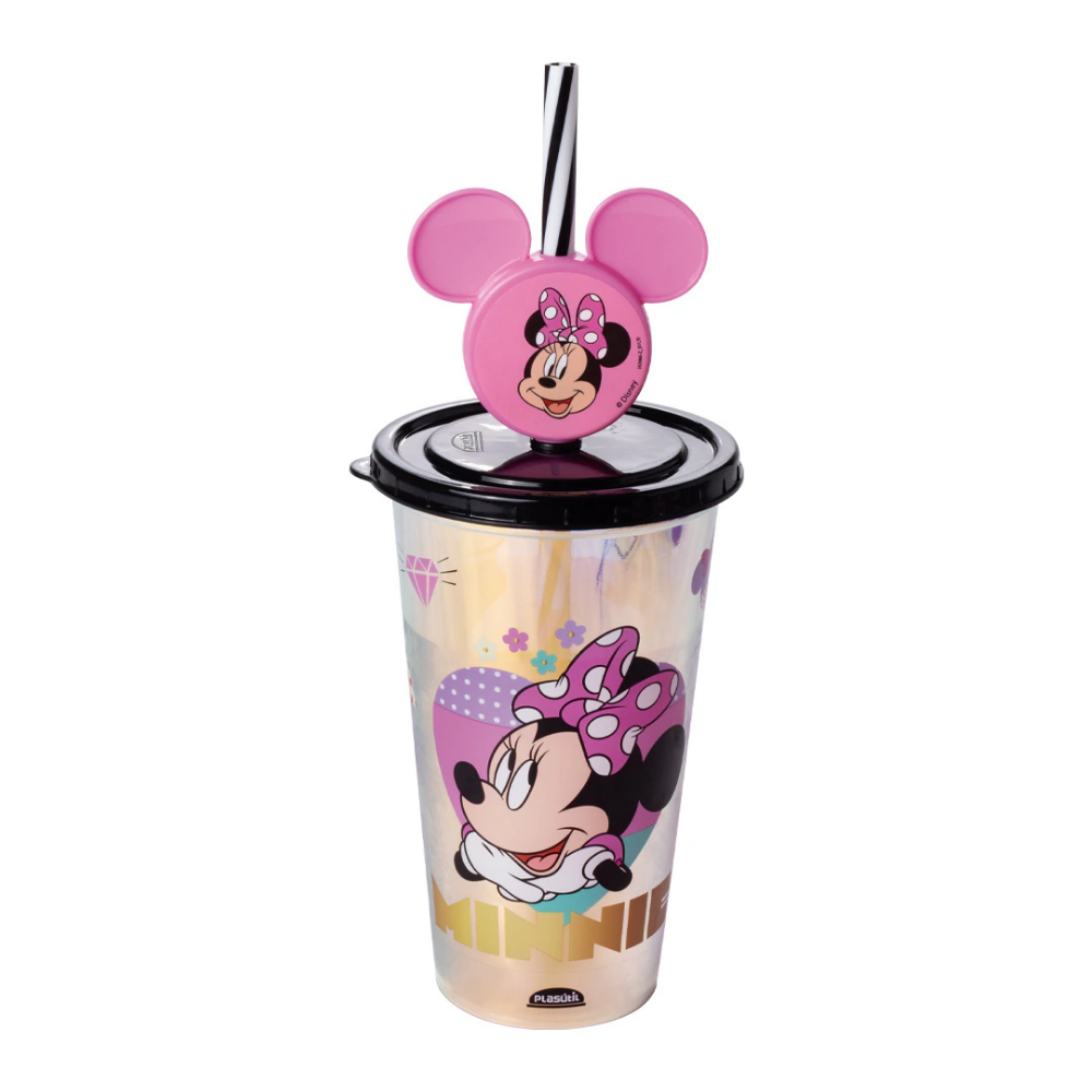 Copo Refri com Pin Minnie 500ml Plasútil