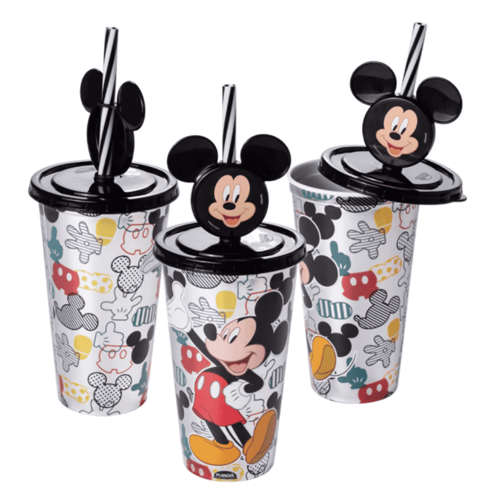 Copo Refri com Pin Mickey 500ml Plasutil