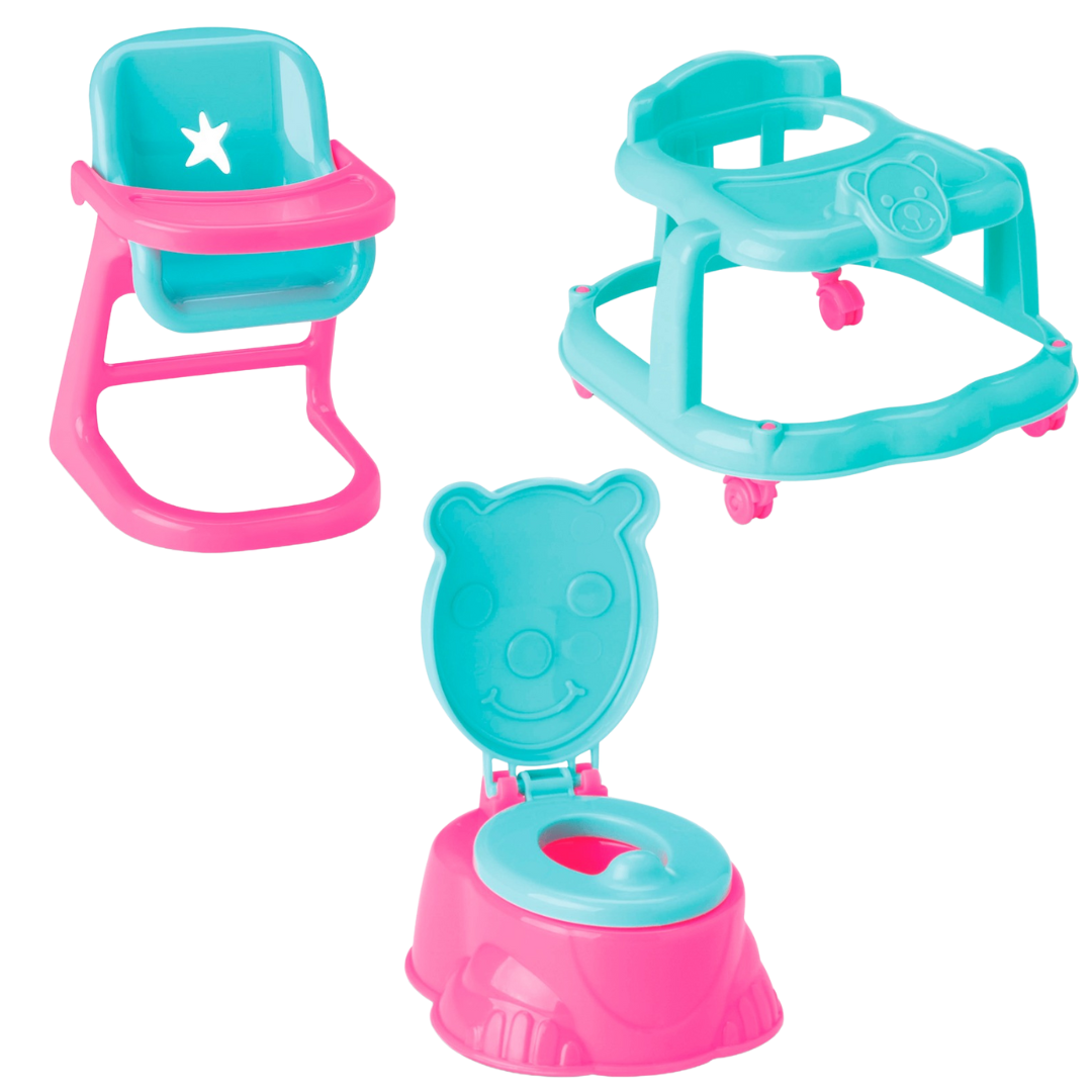 Boneca Little Dolls Casinha Divertoys