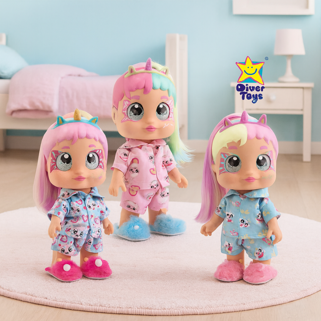 Boneca Diver Surprise Festa Do Pijama Divertoys
