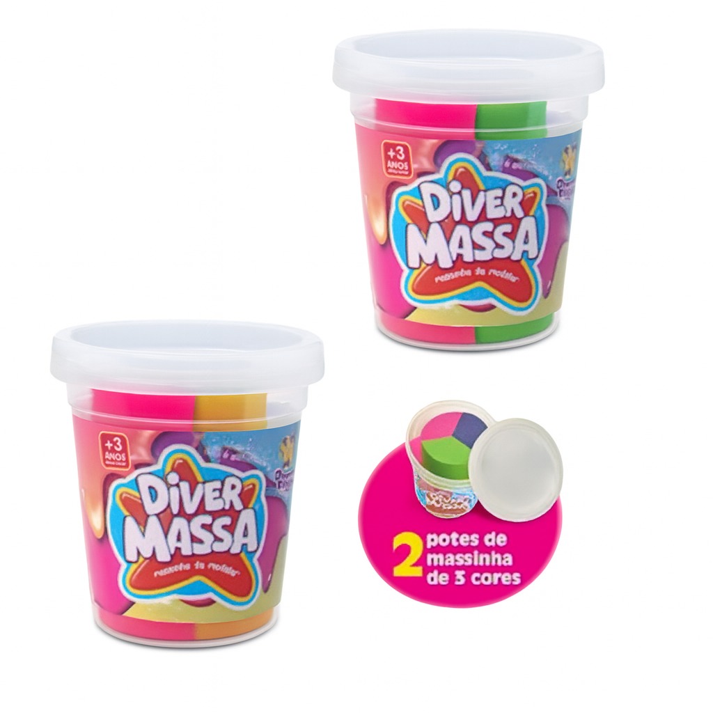 Boneca Com Massinha E Carrinho Divertoys