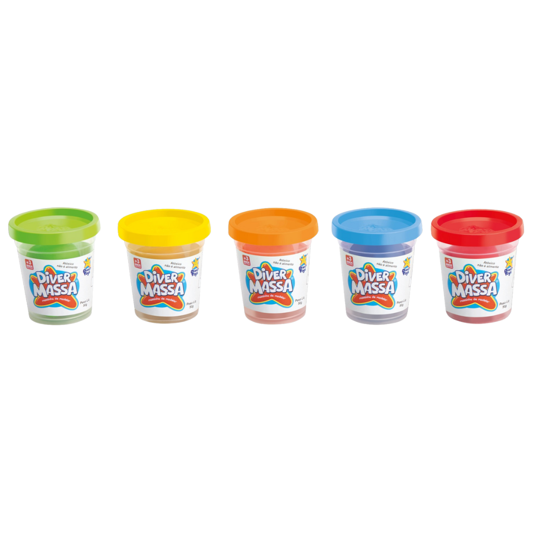 Boneca Com Massinha E Carrinho Divertoys