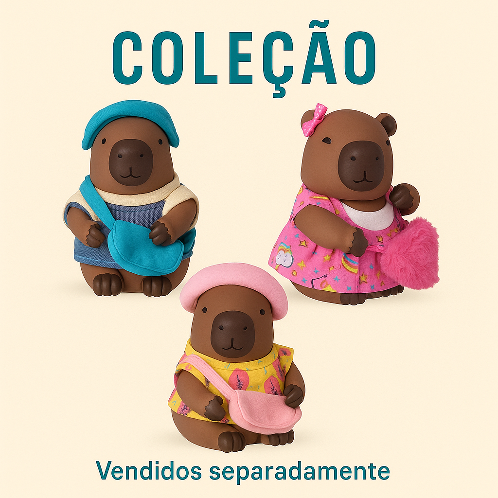 Mimi Capivara Vestido Rosa
