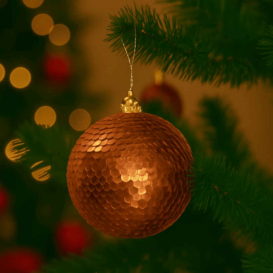 Bola Decorativa para Árvore de Natal 8cm Multiart