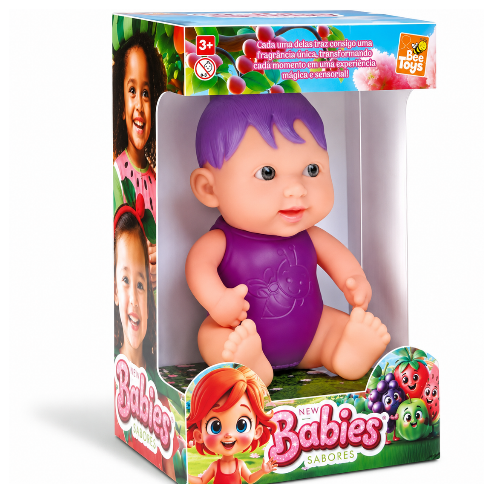 Boneca New Babies Sabores Bee Toys