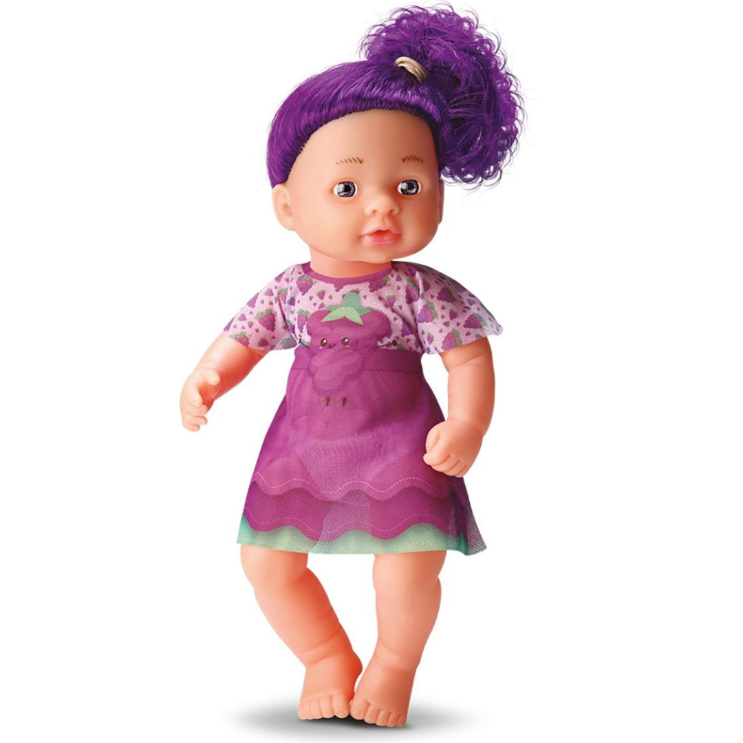 Boneca Fresh Fruit Melancia Morango E Uva Bee Toys