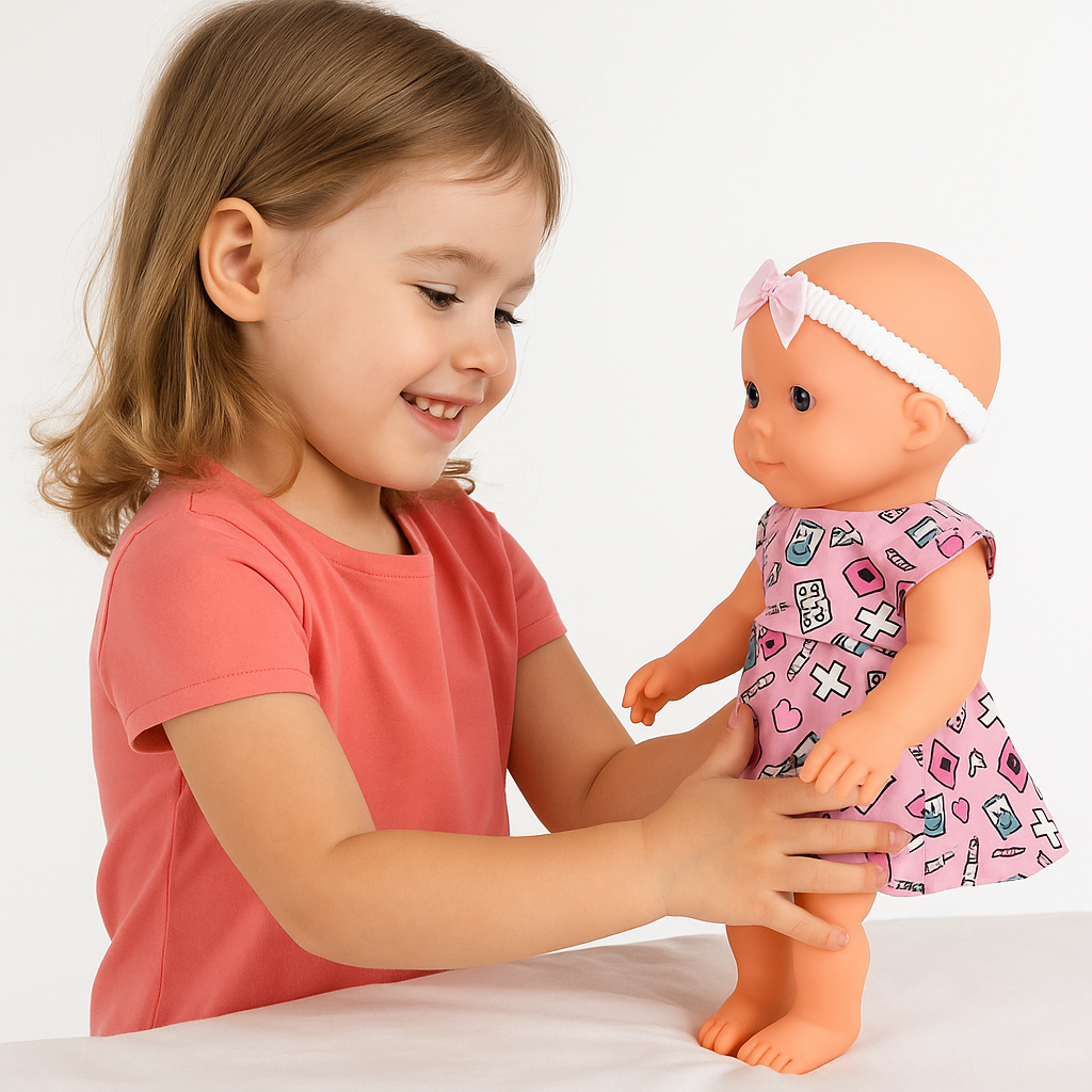 Boneca Rubbie Laço Bee Toys