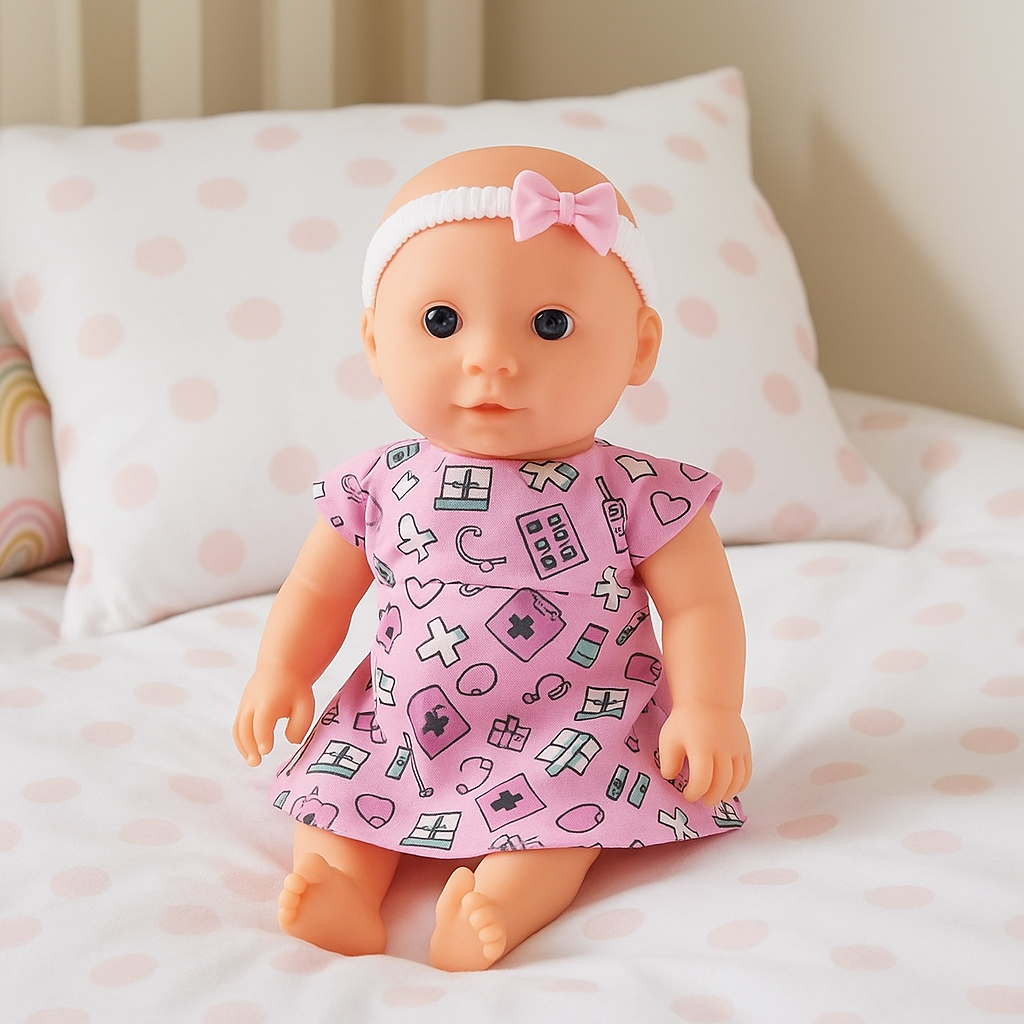 Boneca Rubbie Laço Bee Toys