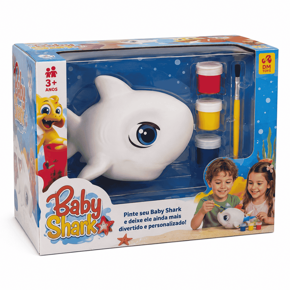 Baby Fish Tubarão Pintura Bee Toys