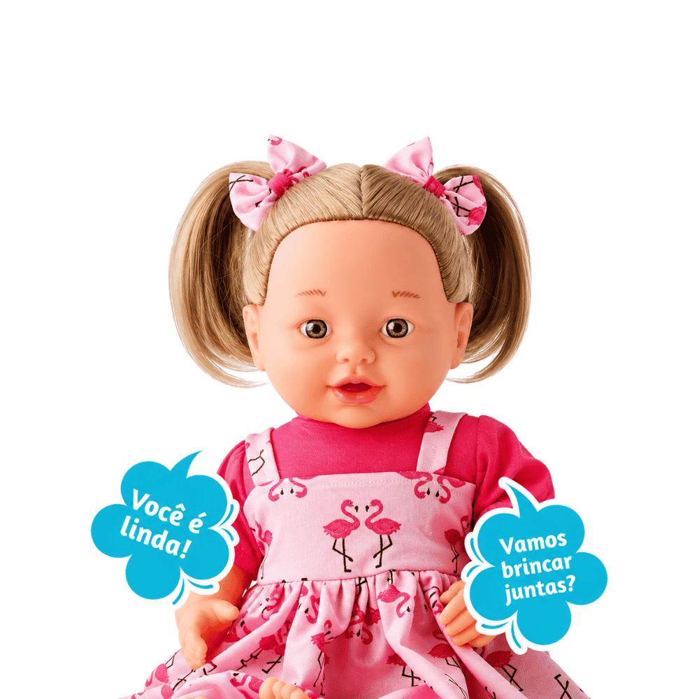 Boneca Talk Baby Fala 30 Frases Bee Toys