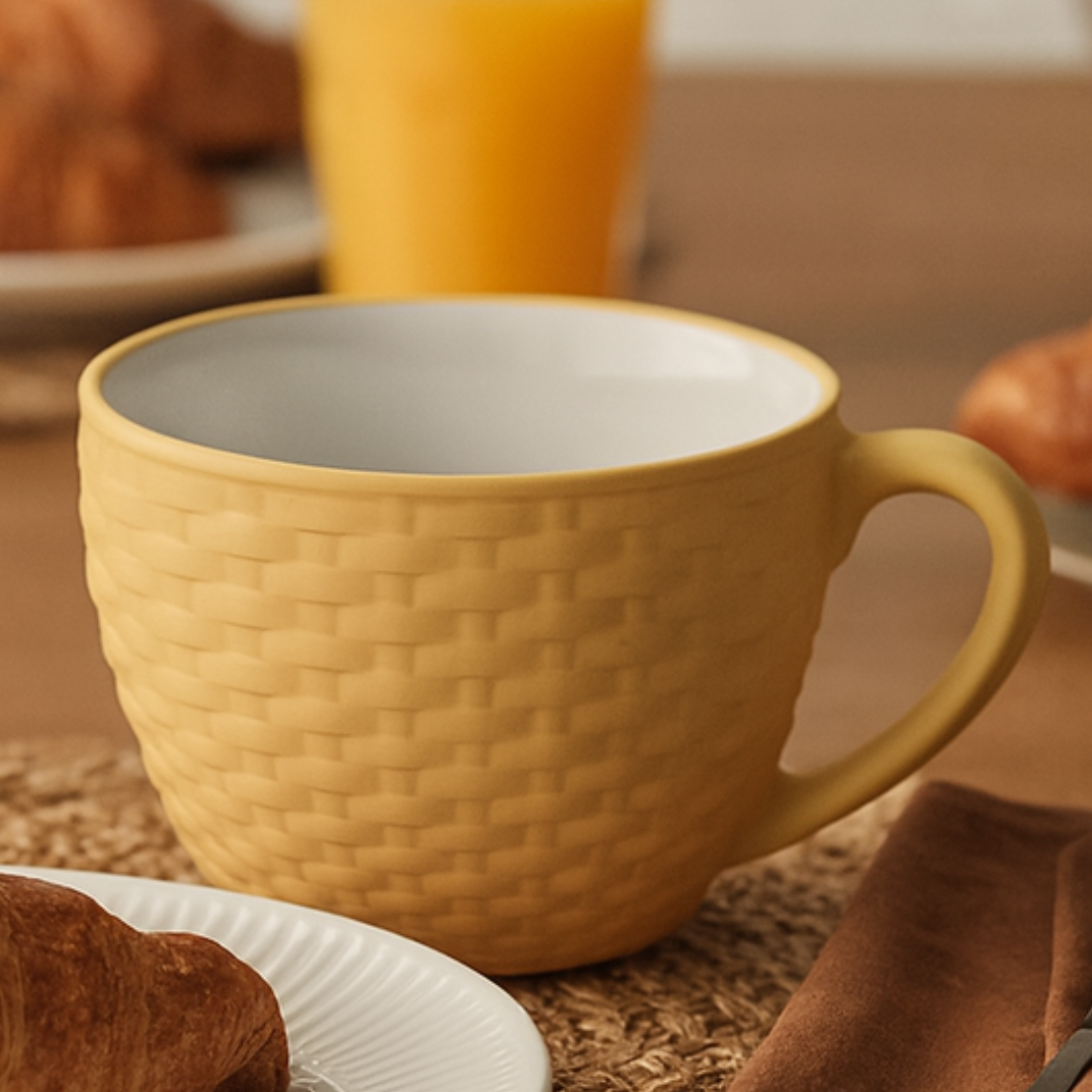 Xícara De Chá Rattan 230Ml Etilux