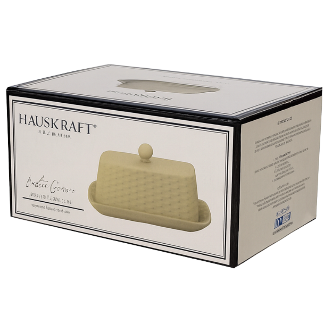 Manteigueira Porcelana Rattan 17Cm Etilux
