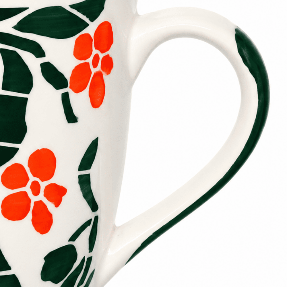 Caneca Flores 300ml Etilux
