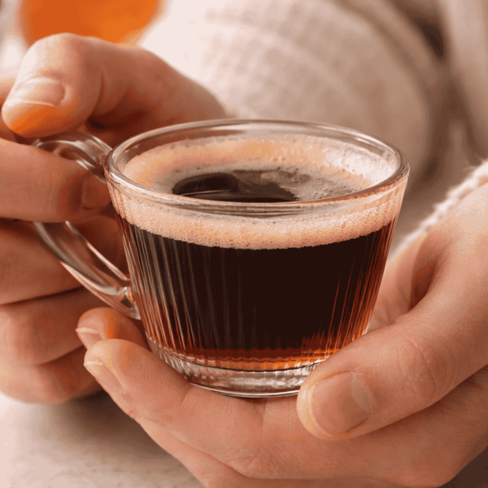 Xícara Listras Âmbar Kehome
